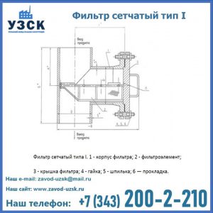 Фильтр сетчатый ФС по Т-ММ-11-2003 в Кемерово